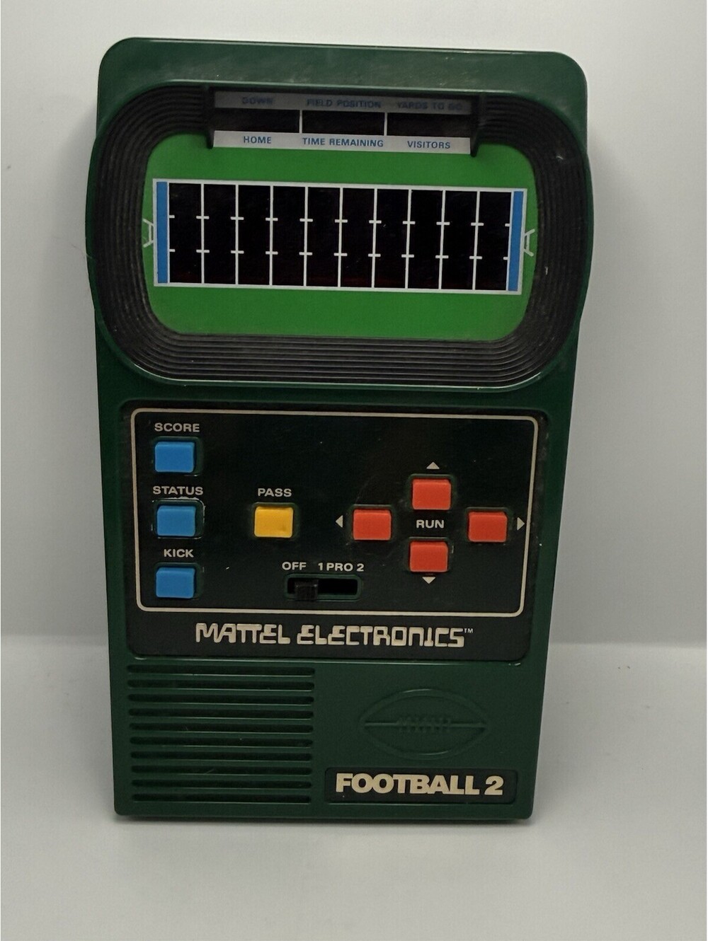 Mattel Electronics Football II Handheld Electronic Game 1978 vintage Works